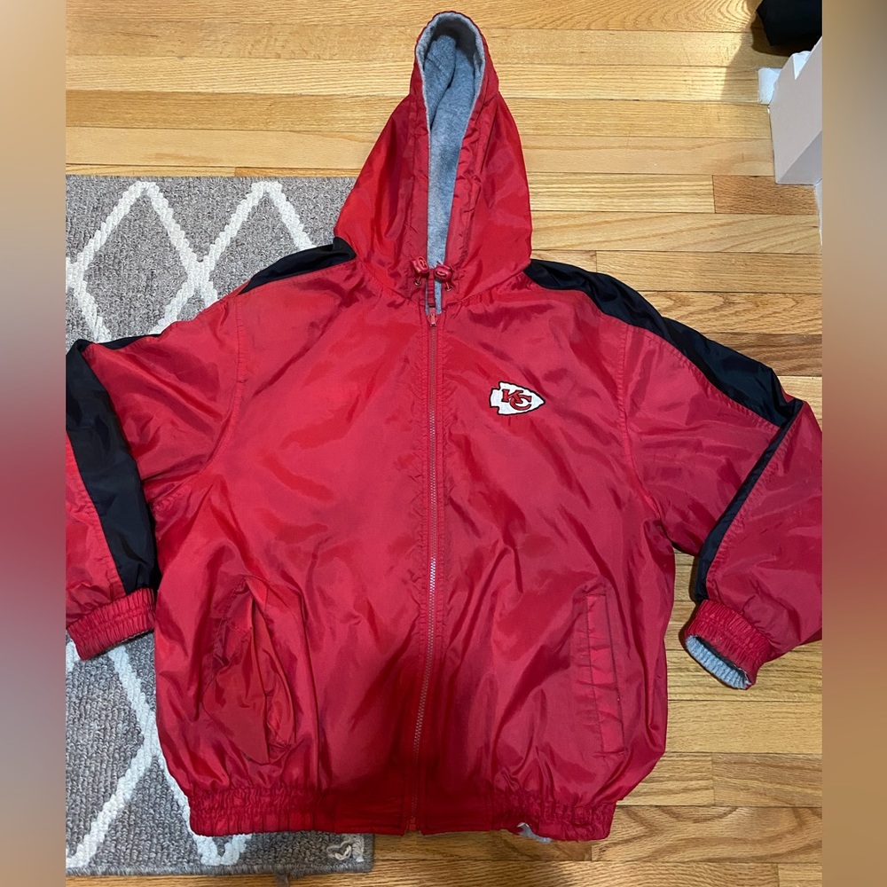 Kansas City Chiefs Full Zip Hooded Reversible Jacket